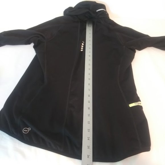 Puma women's size L black and yelllow lightweight hooded jacket - Picture 10 of 16